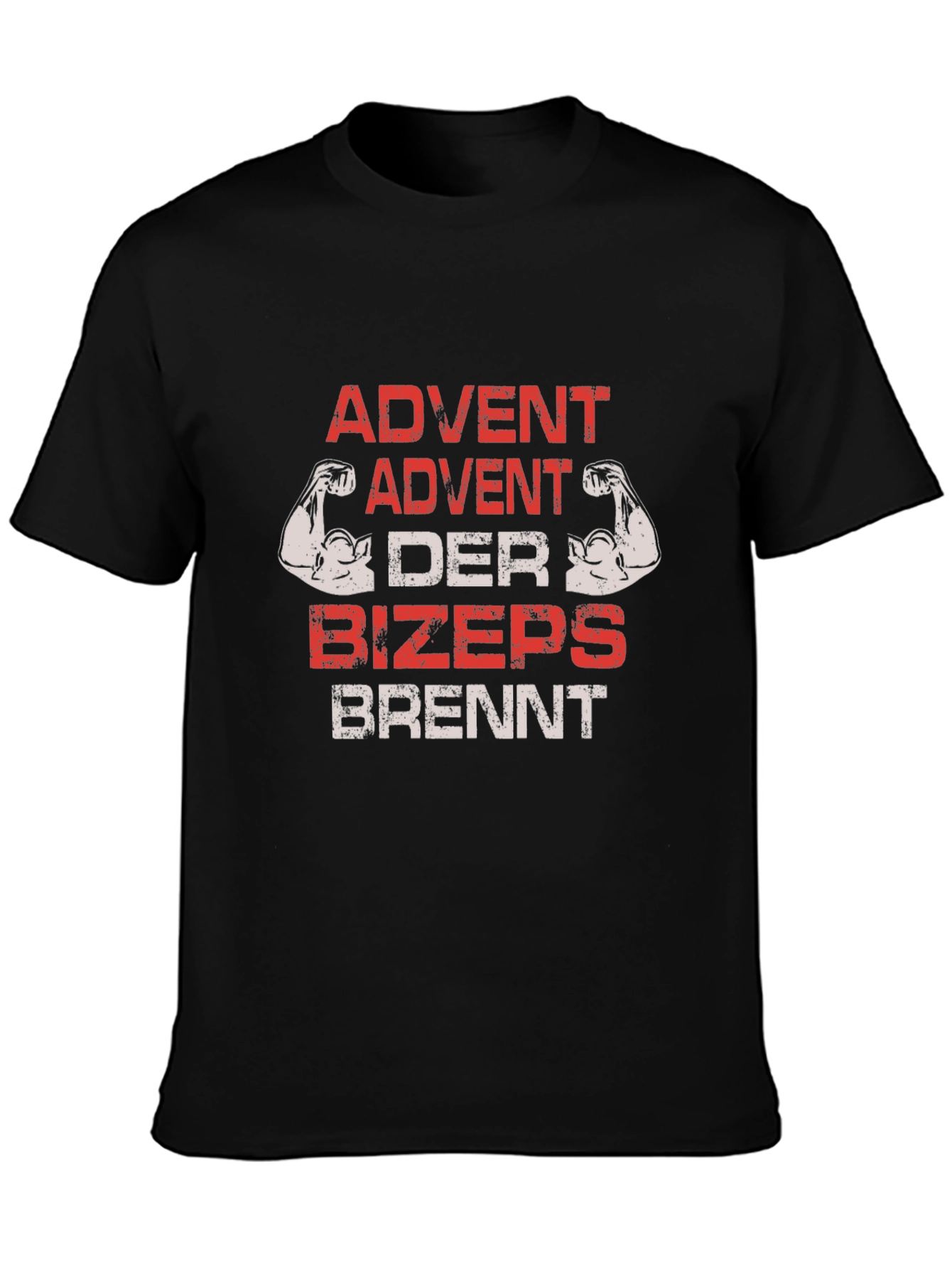 Advent Biceps Brennt Black T-Shirt