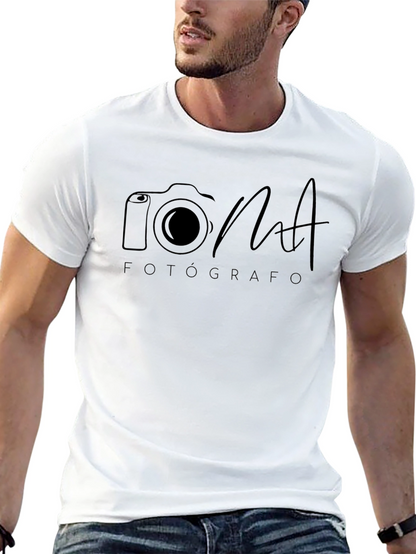 Photographer Black T-Shirt Camera Design