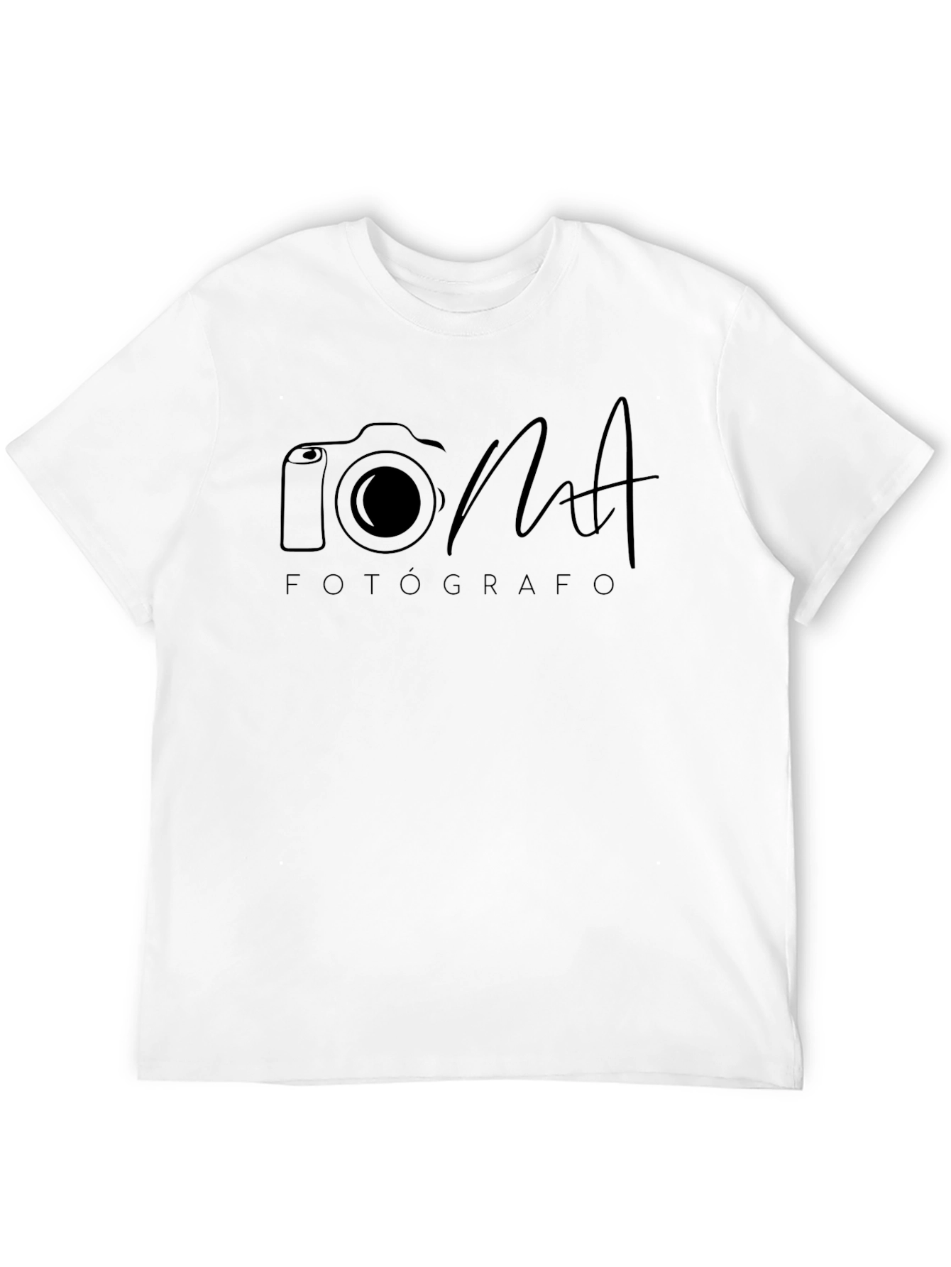 Photographer Black T-Shirt Camera Design