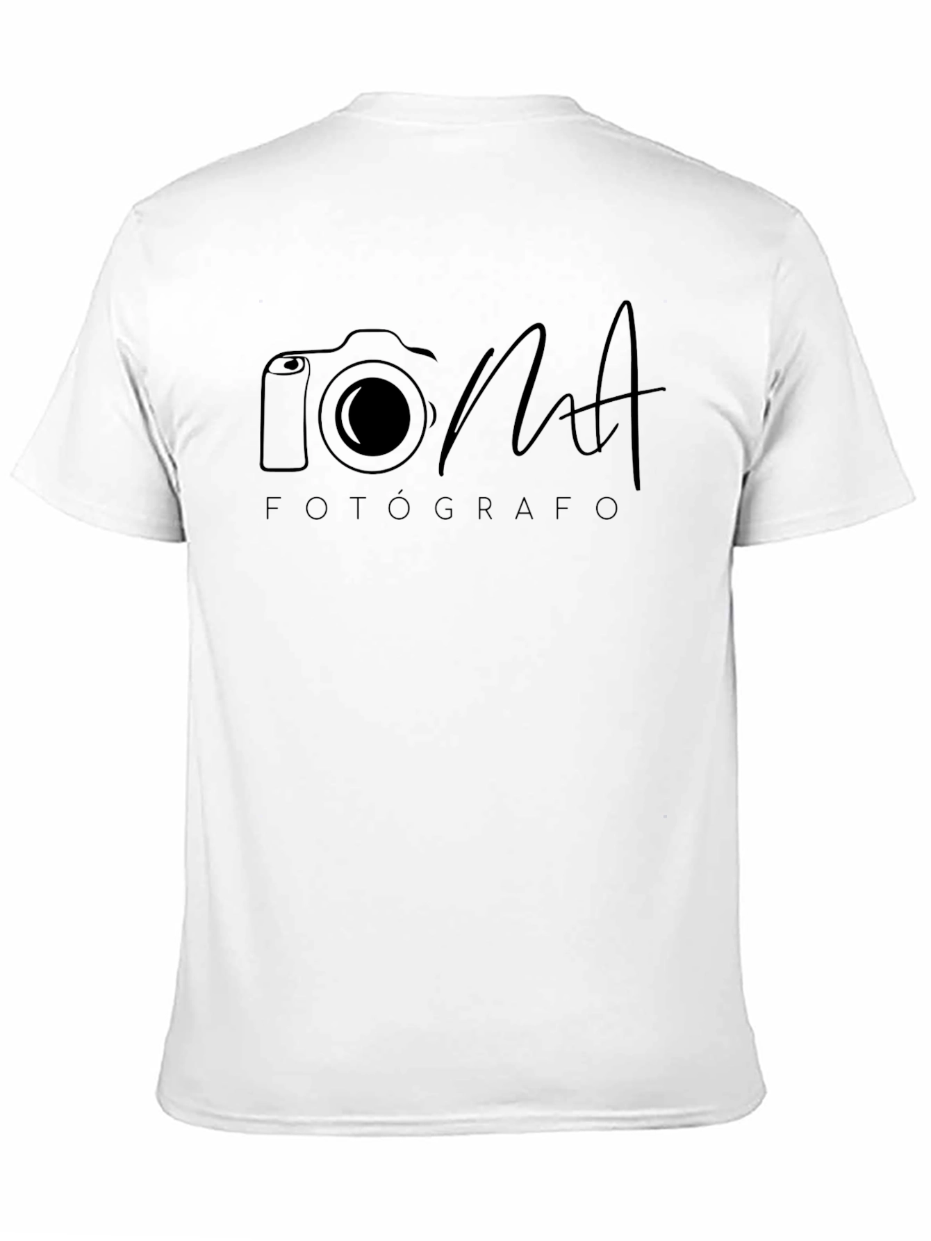 Photographer Black T-Shirt Camera Design
