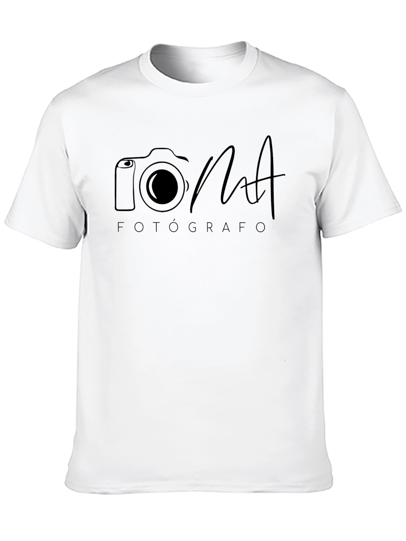 Photographer Black T-Shirt Camera Design