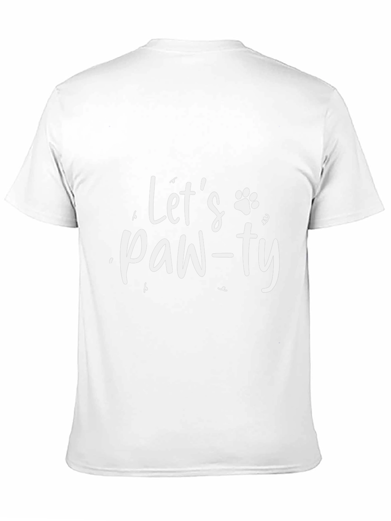 Lets Paw-ty Black T-Shirt