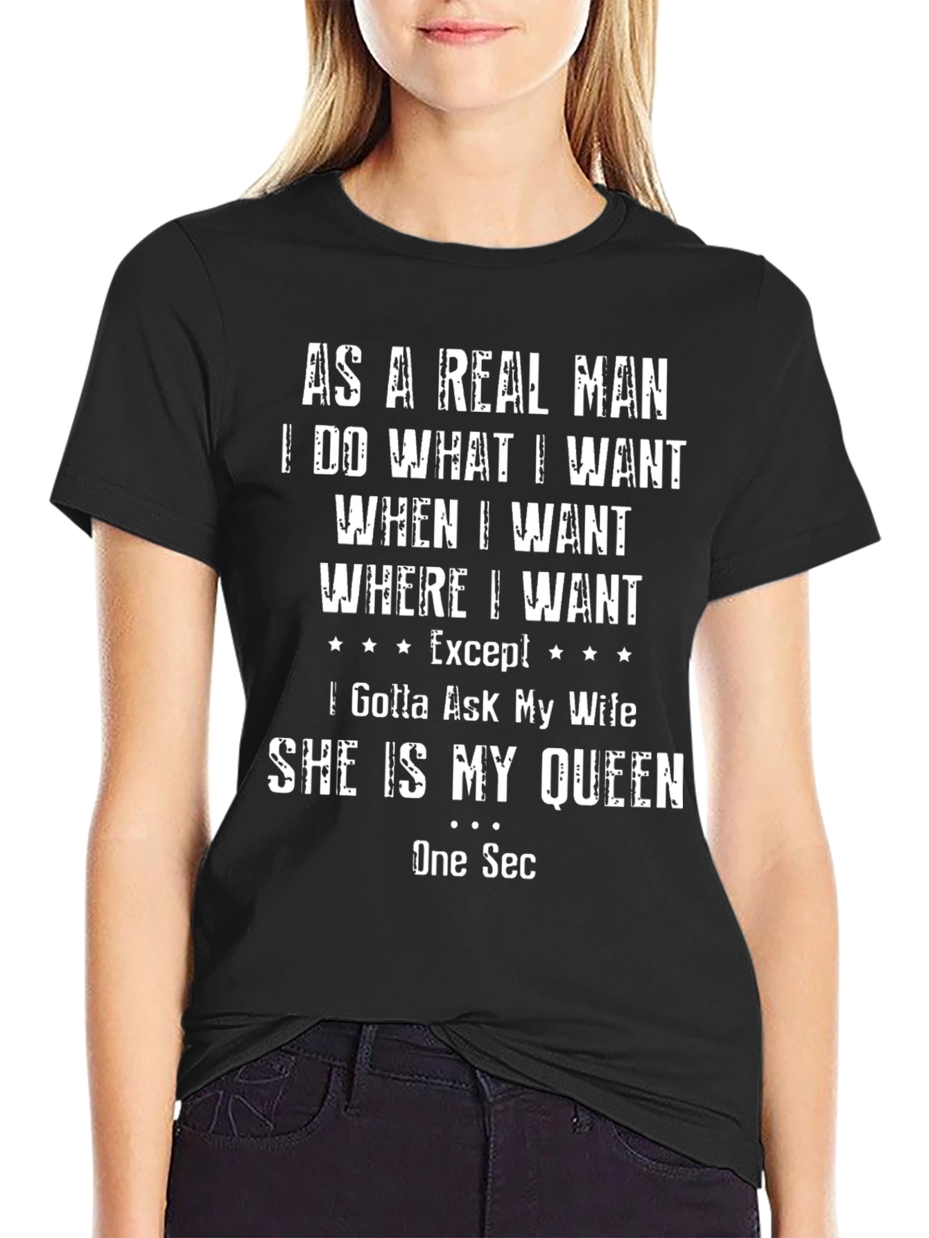 As a Real Man Funny Graphic T-Shirt