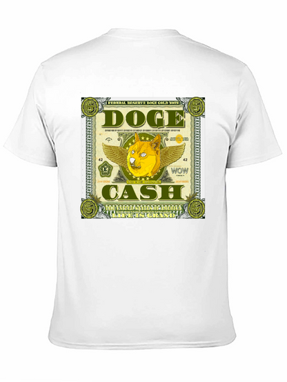Doge Cash Graphic Tee - Crypto Meme Shirt