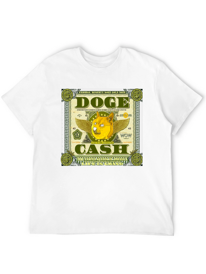 Doge Cash Graphic Tee - Crypto Meme Shirt