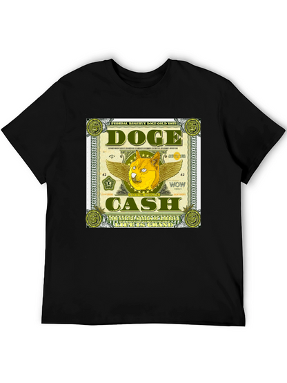 Doge Cash Graphic Tee - Crypto Meme Shirt