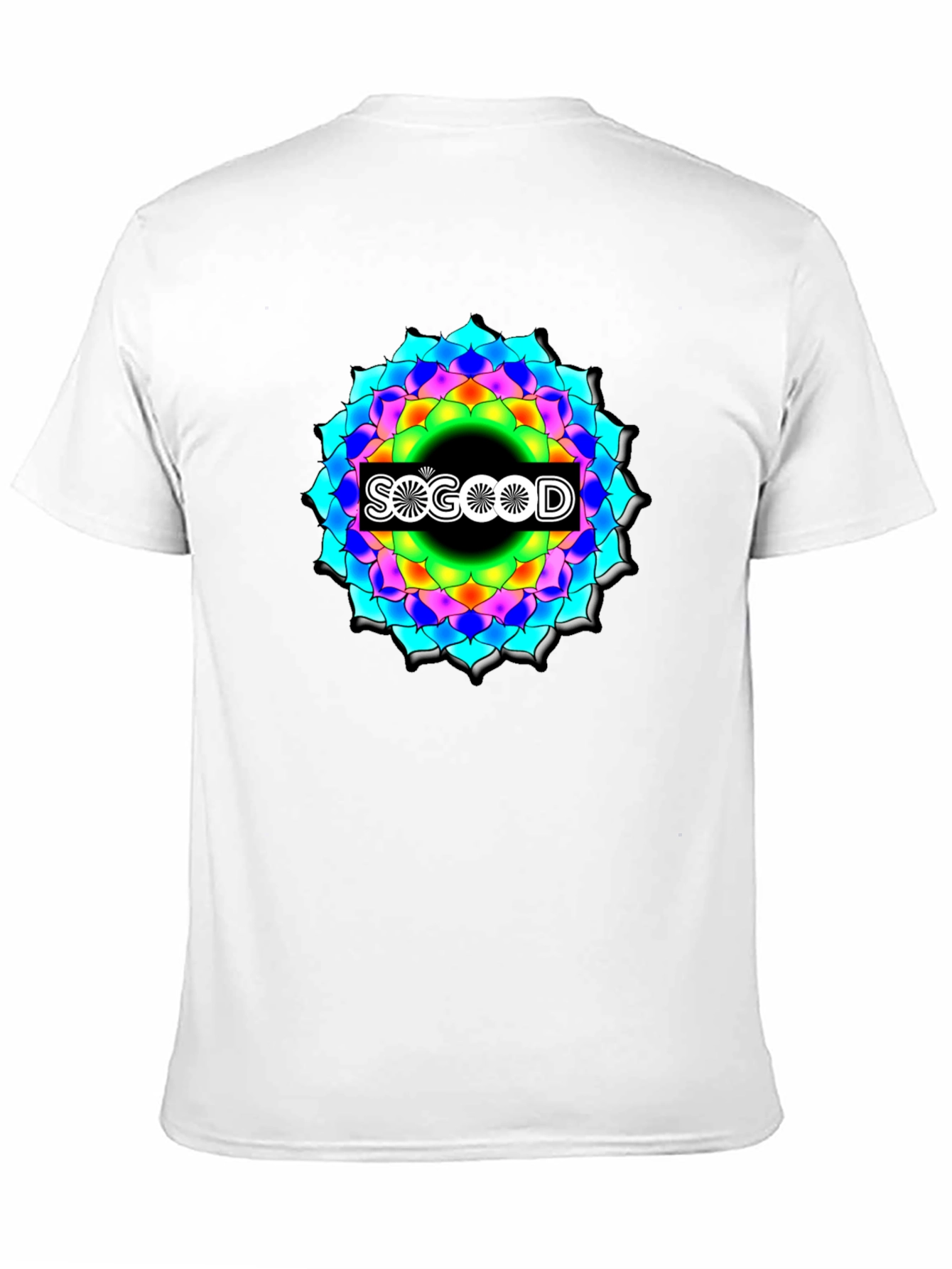 So Good Mandala Black Graphic Tee