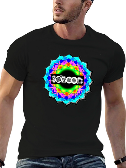 So Good Mandala Black Graphic Tee