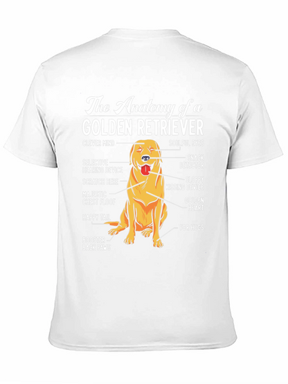Golden Retriever Anatomy T-Shirt - Dog Lover Tee