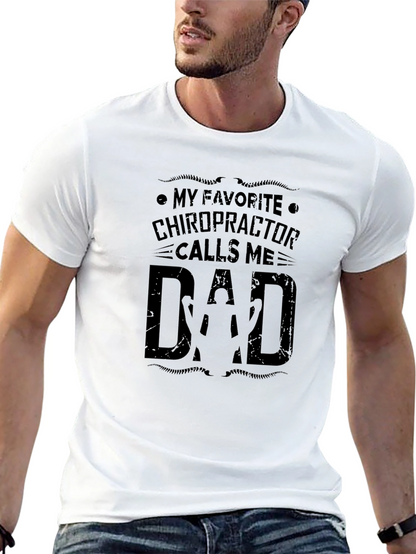 Chiropractor Dad T-Shirt - Funny Fathers Day Gift