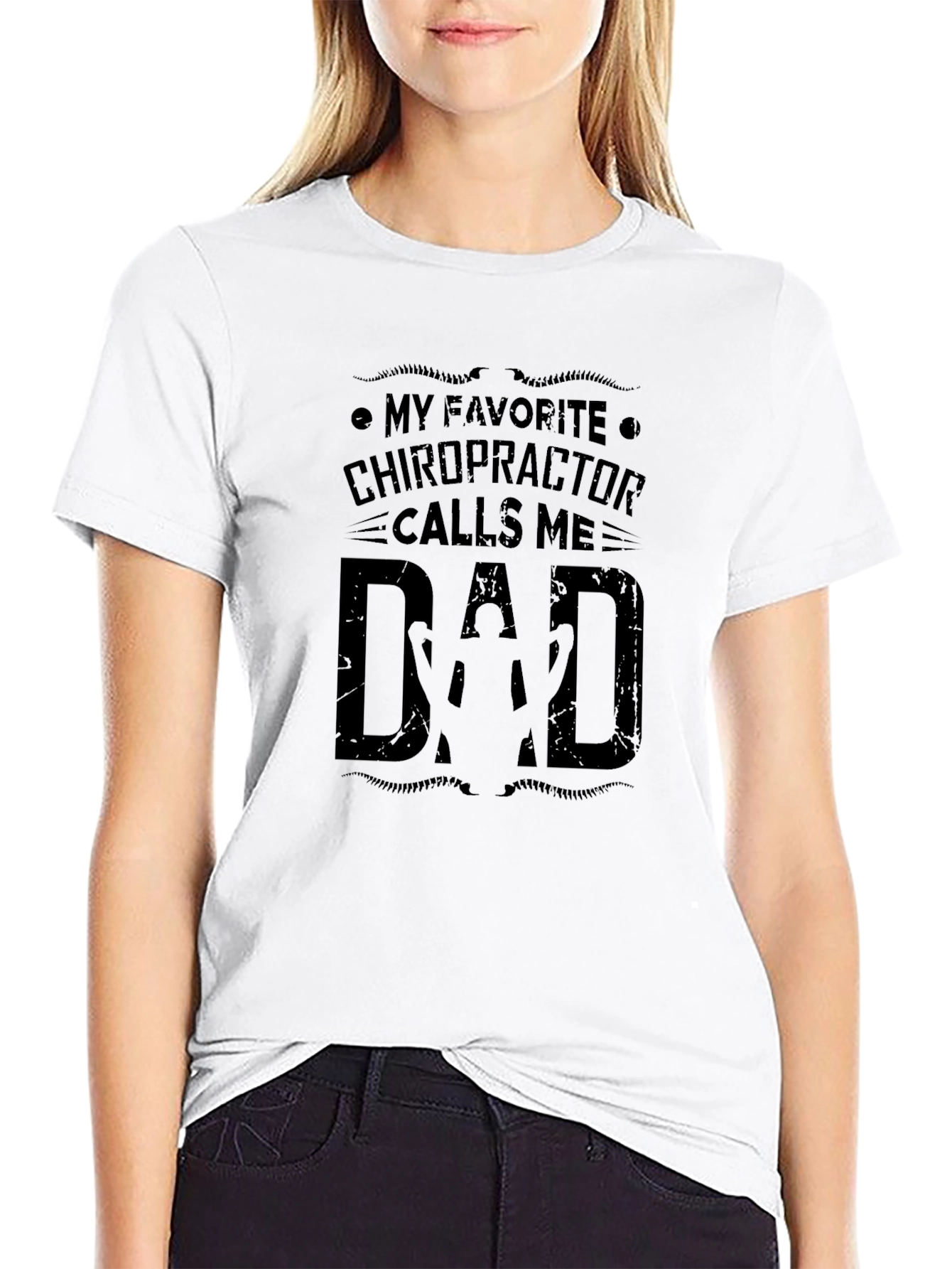 Chiropractor Dad T-Shirt - Funny Fathers Day Gift