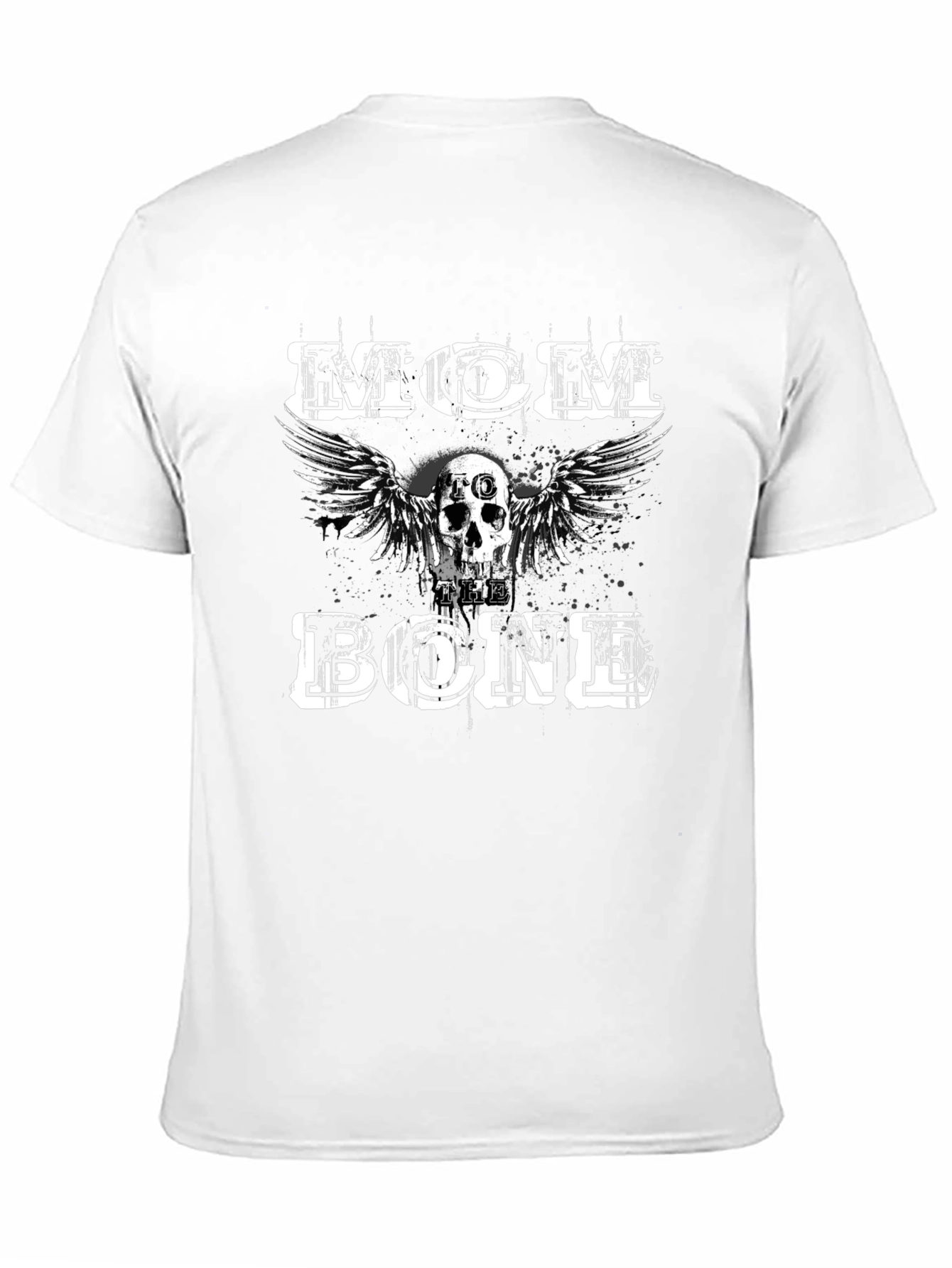 Mom To The Bone Graphic Tee - Black