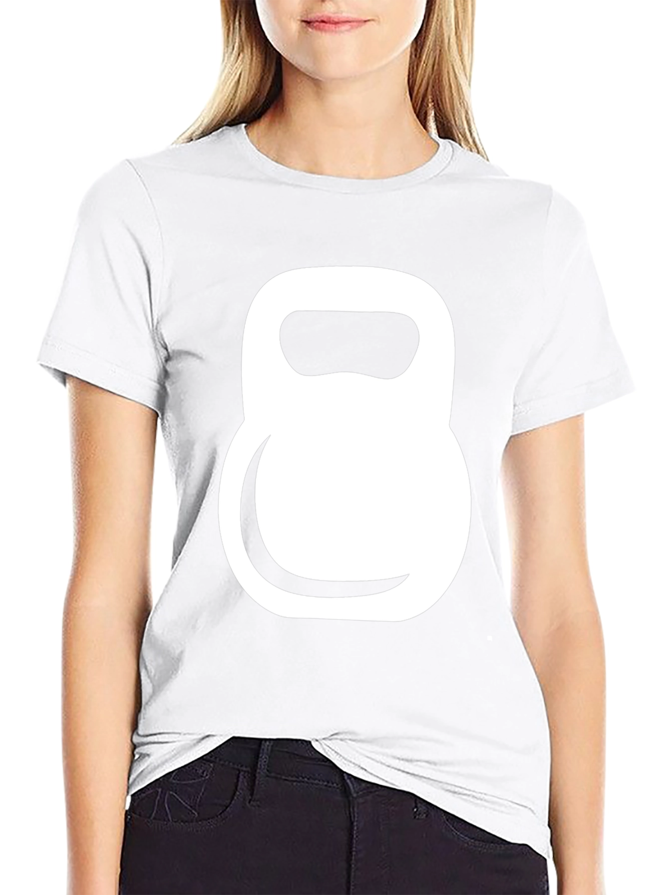 Kettlebell Graphic Tee - Black Cotton Gym Shirt