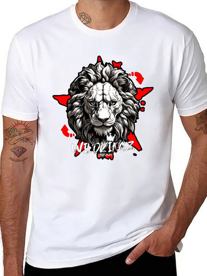 Wildkingz Lion Graphic Tee - Black