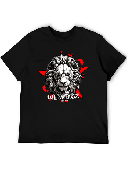 Wildkingz Lion Graphic Tee - Black