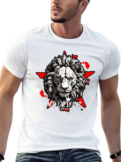 Wildkingz Lion Graphic Tee - Black