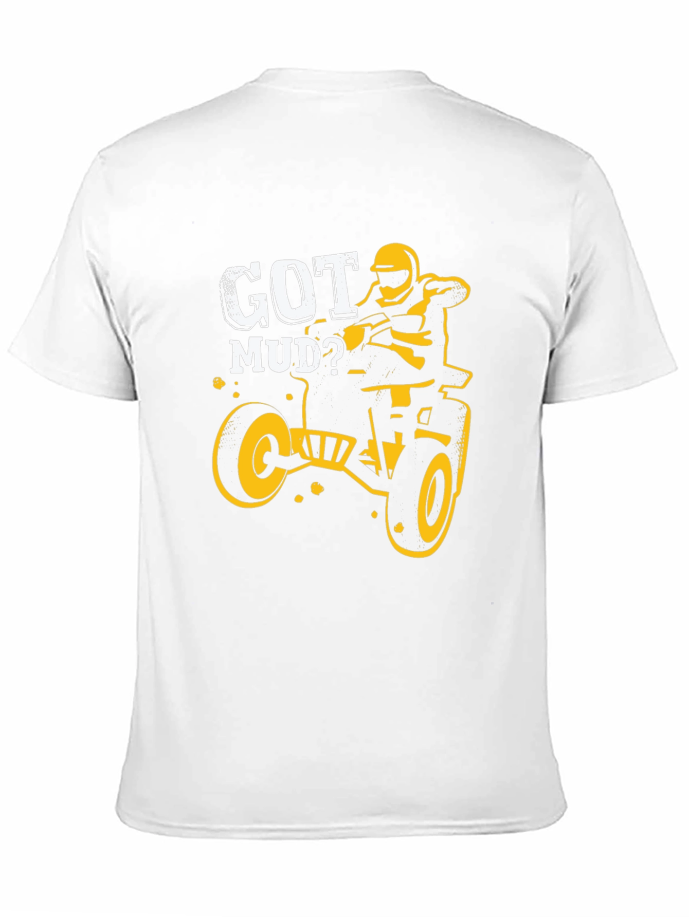 Got Mud? Black Graphic T-Shirt - ATV Rider Design