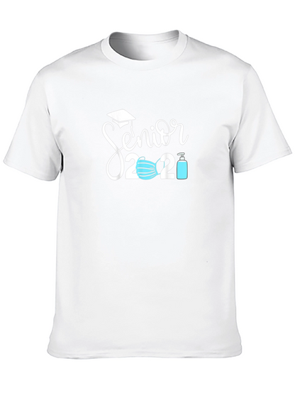 Senior 2021 Graduation T-Shirt - Pandemic Graduate Tee