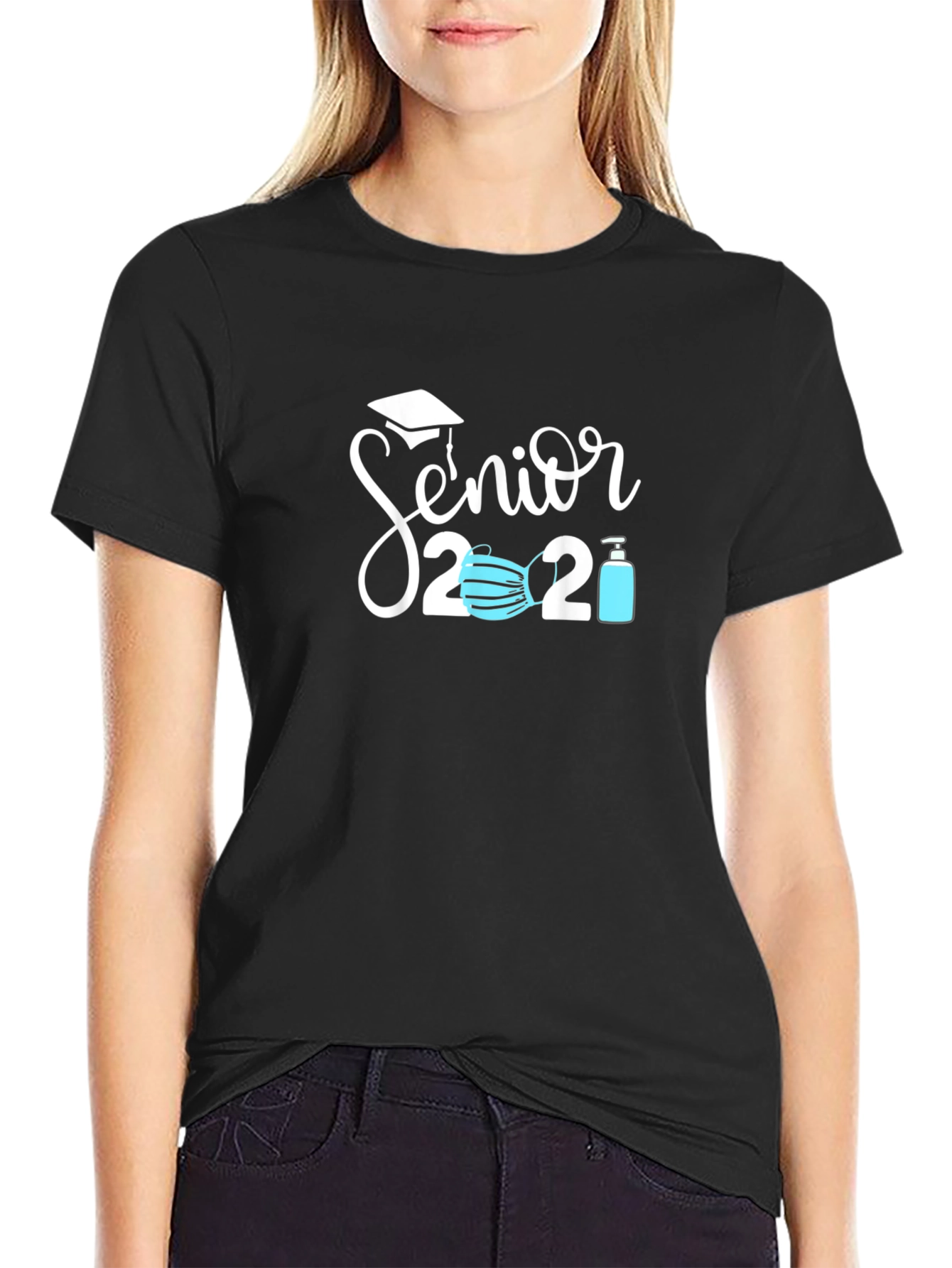 Senior 2021 Graduation T-Shirt - Pandemic Graduate Tee