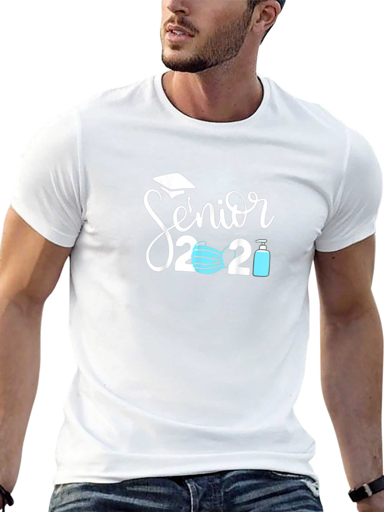 Senior 2021 Graduation T-Shirt - Pandemic Graduate Tee