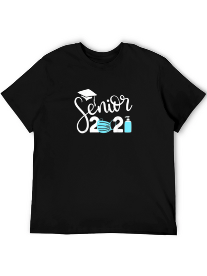 Senior 2021 Graduation T-Shirt - Pandemic Graduate Tee