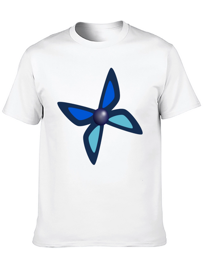 Black Tee with Unique Butterfly-Like Design