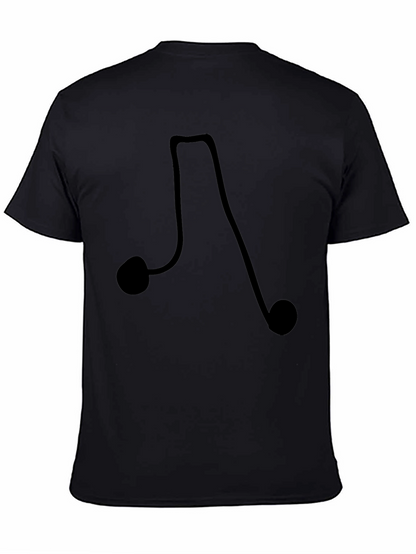 Novelty Eighth Note Musical T-Shirt