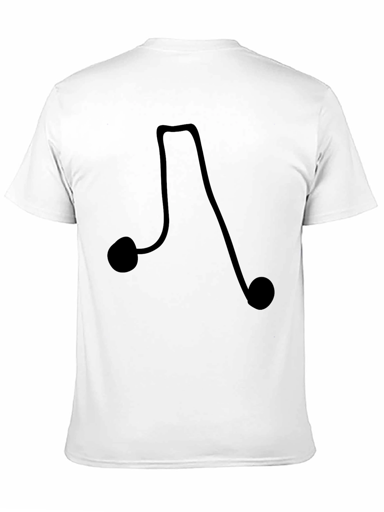Novelty Eighth Note Musical T-Shirt