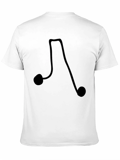 Novelty Eighth Note Musical T-Shirt
