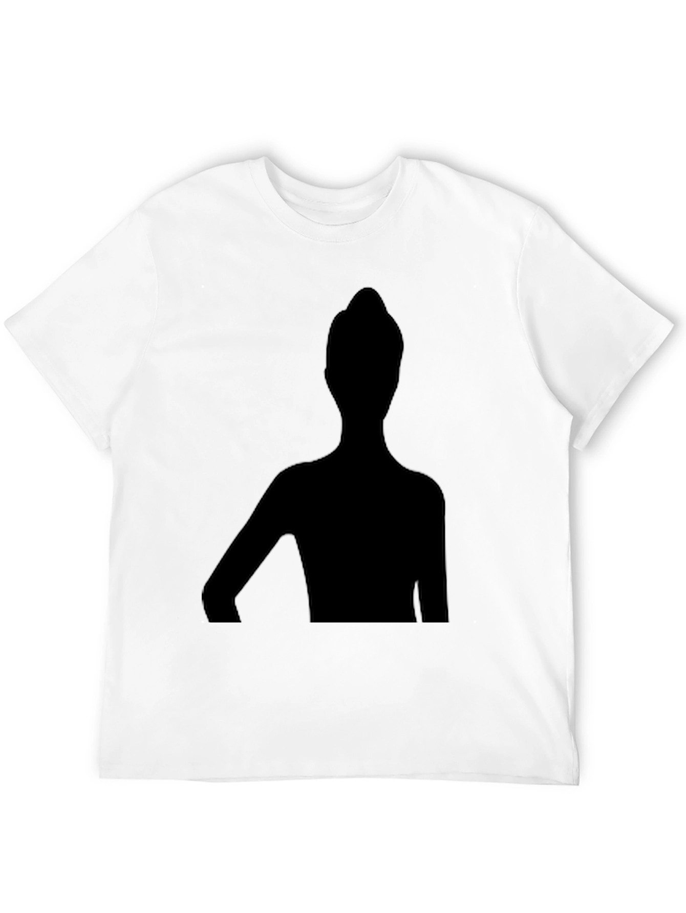 Unique Silhouette Graphic T-Shirt - Stylish Black Tee
