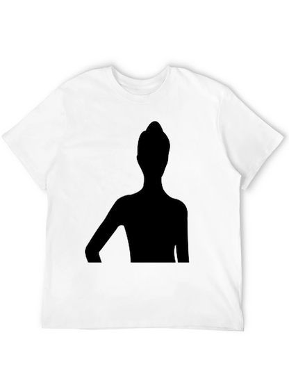 Unique Silhouette Graphic T-Shirt - Stylish Black Tee