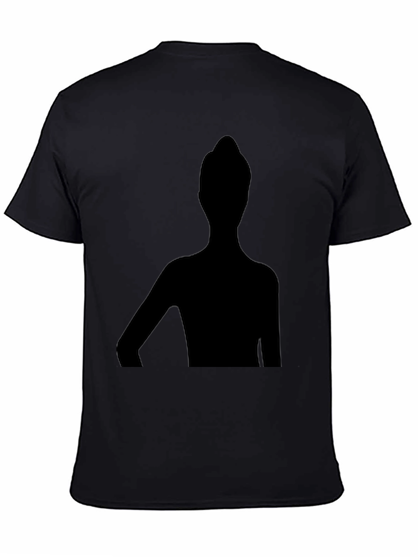 Unique Silhouette Graphic T-Shirt - Stylish Black Tee