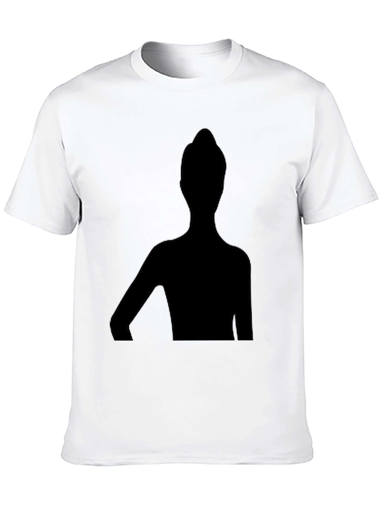 Unique Silhouette Graphic T-Shirt - Stylish Black Tee
