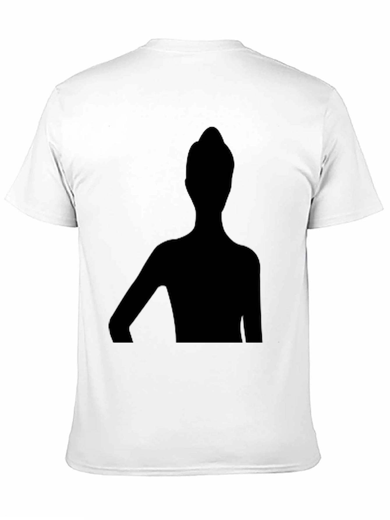 Unique Silhouette Graphic T-Shirt - Stylish Black Tee