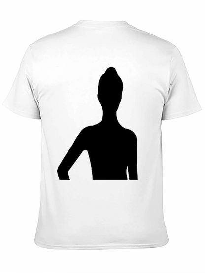 Unique Silhouette Graphic T-Shirt - Stylish Black Tee