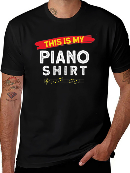This Is My Piano Shirt - Music Lover Tee