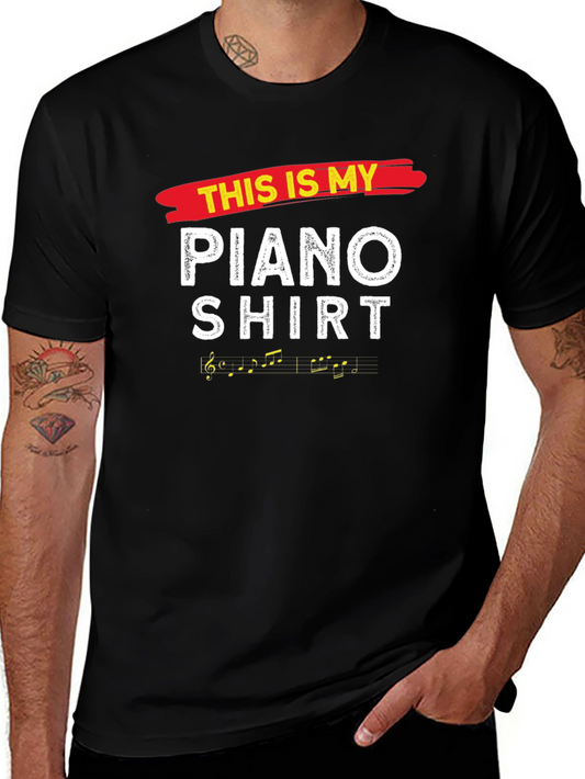 This Is My Piano Shirt - Music Lover Tee
