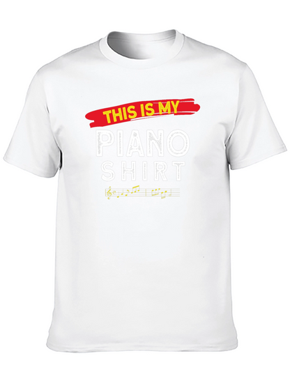 This Is My Piano Shirt - Music Lover Tee