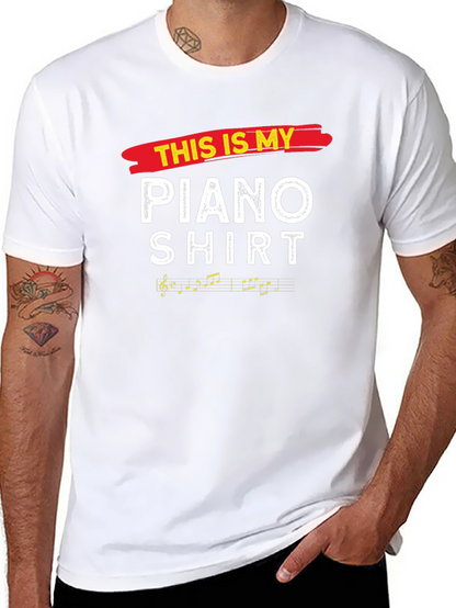 This Is My Piano Shirt - Music Lover Tee