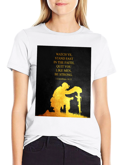 Faithful Soldier Graphic T-Shirt