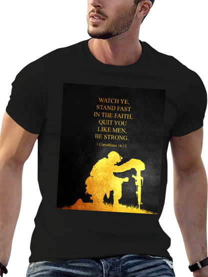Faithful Soldier Graphic T-Shirt