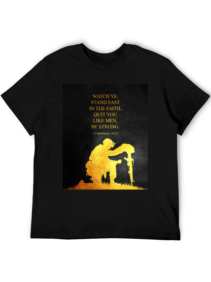 Faithful Soldier Graphic T-Shirt