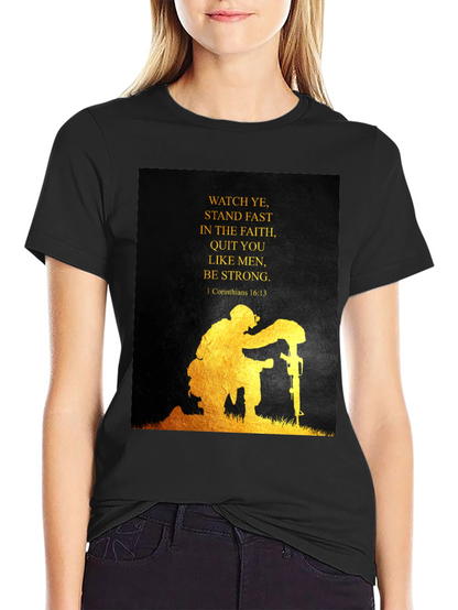 Faithful Soldier Graphic T-Shirt