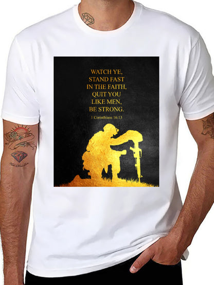 Faithful Soldier Graphic T-Shirt