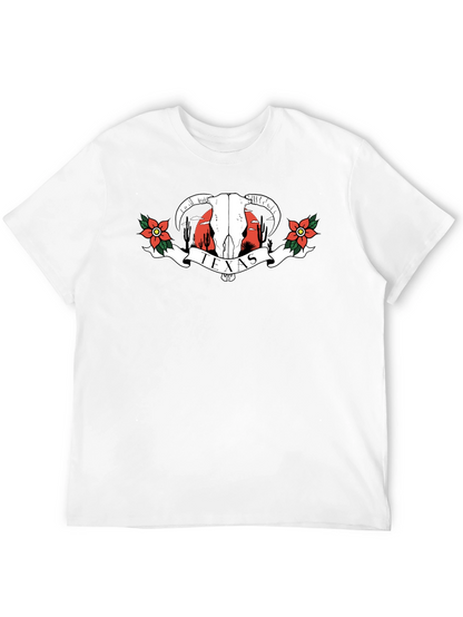 Texas Graphic T-Shirt | Western Bull Skull Tee