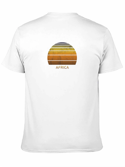 Africa Retro Sunset T-Shirt - Classic Fit