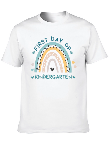 First Day of Kindergarten Rainbow T-Shirt