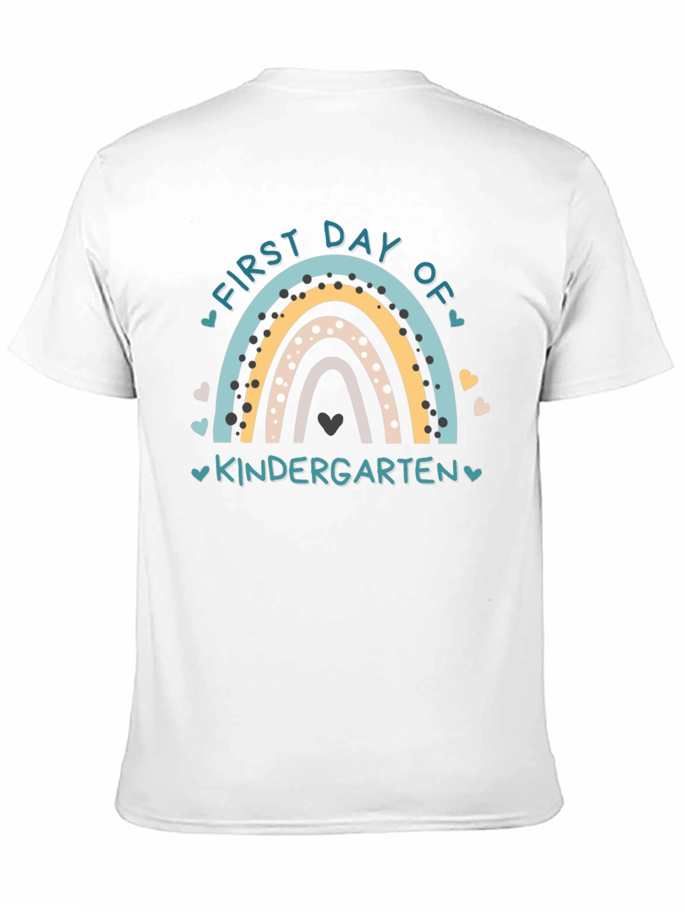 First Day of Kindergarten Rainbow T-Shirt