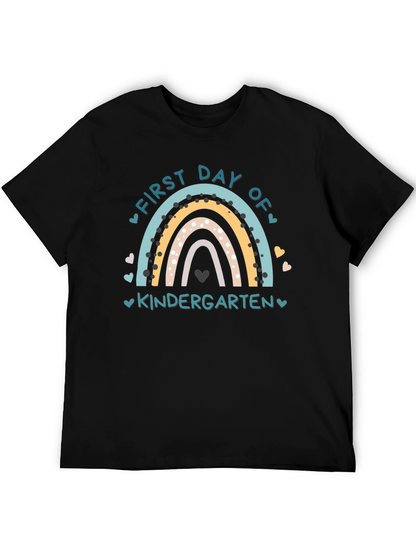 First Day of Kindergarten Rainbow T-Shirt