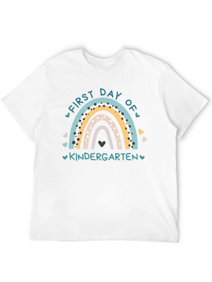 First Day of Kindergarten Rainbow T-Shirt